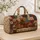Dachshund in Vintage Floral Patchwork for Cozy Weekend Getaways and Thoughtful Gifts Quilted Weekend Bag - 4