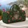 Floral Crown Tabby Cat With Forest Blooms For Nature Loving Everyday Travel Adventures Quilted Weekend Bag - 5