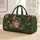 Floral Crown Tabby Cat With Forest Blooms For Nature Loving Everyday Travel Adventures Quilted Weekend Bag - 1