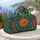 Colorful Rainbow Sunburst Flowers for Sunny Weekend Getaways and Everyday Travel Escapes Quilted Weekend Bag - 5