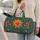 Colorful Rainbow Sunburst Flowers for Sunny Weekend Getaways and Everyday Travel Escapes Quilted Weekend Bag - 2