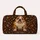 Stocky Bulldog Puppy Portrait With Bone Accents For Dog Lovers And Weekend Getaways Quilted Weekend Bag - 6