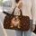 Stocky Bulldog Puppy Portrait With Bone Accents For Dog Lovers And Weekend Getaways Quilted Weekend Bag - 2
