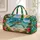 Tropical Sea Turtle Beach Scene for Island Getaways and Coastal Summer Travel Lovers Quilted Weekend Bag - 1