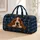 Long-Eared Basset Hound Beneath Golden Stars for Cozy Weekend Getaways and Travel Lovers Quilted Weekend Bag - 1