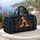 Long-Eared Basset Hound Beneath Golden Stars for Cozy Weekend Getaways and Travel Lovers Quilted Weekend Bag - 5