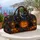 Black Cats And Jack-O'-Lanterns For Enchanting Halloween Autumn Weekend Escapes Quilted Weekend Bag - 5