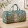Patchwork Calico Cat and Wildflowers for Cozy Weekend Getaways and Garden Lovers Travel Quilted Weekend Bag - 4