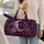 Purple Crescent Moon, Spider And Wildflowers For Enchanted Holiday Travel Escapes Quilted Weekend Bag - 2