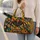 Retro Spider Web and Starbursts for Bold Weekend Travel and Everyday Adventure Style Quilted Weekend Bag - 2