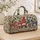 Swedish Gnomes and Dala Horses for Cozy Winter Getaways and Nordic Holiday Journeys Quilted Weekend Bag - 4