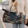 Japanese Spider Moonlit Waves And Maple Leaves For Autumn Nature Getaways Quilted Weekend Bag - 2