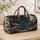 Japanese Spider Moonlit Waves And Maple Leaves For Autumn Nature Getaways Quilted Weekend Bag - 4