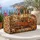 A Rustic Harvest Truck with Sunflowers and Pumpkins for Cozy Autumn Weekend Getaways Quilted Weekend Bag - 5