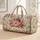 French Rose Bouquet for Romantic Getaways and Elegant Everyday Travel and Leisure Quilted Weekend Bag - 1