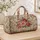 French Rose Bouquet for Romantic Getaways and Elegant Everyday Travel and Leisure Quilted Weekend Bag - 4