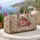 French Rose Bouquet for Romantic Getaways and Elegant Everyday Travel and Leisure Quilted Weekend Bag - 5