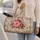 French Rose Bouquet for Romantic Getaways and Elegant Everyday Travel and Leisure Quilted Weekend Bag - 2