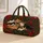 Sleepy Christmas Kittens And Poinsettias For Cozy Winter Holiday Travel Adventures Quilted Weekend Bag - 1