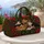 Sleepy Christmas Kittens And Poinsettias For Cozy Winter Holiday Travel Adventures Quilted Weekend Bag - 5