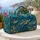 Sea Turtle Ocean Motifs for Coastal Getaways and Relaxed Weekend Escapes by the Shore Quilted Weekend Bag - 5