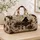 Vintage Grand Piano and Red Roses for Classical Music Lovers and Weekend Getaways Quilted Weekend Bag - 4
