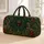 Vintage Spider Web Holly Art For Festive Holiday Travel And Winter Getaways Quilted Weekend Bag - 1