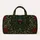 Vintage Spider Web Holly Art For Festive Holiday Travel And Winter Getaways Quilted Weekend Bag - 6