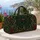 Vintage Spider Web Holly Art For Festive Holiday Travel And Winter Getaways Quilted Weekend Bag - 5