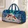 Polar Bear Family Under Northern Lights for Cozy Winter Getaways and Arctic Fans Quilted Weekend Bag - 1