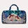 Polar Bear Family Under Northern Lights for Cozy Winter Getaways and Arctic Fans Quilted Weekend Bag - 6