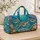 Sea Turtle and Seashell Coastal Getaway for Relaxed Sunny Beach Days and Ocean Lovers Quilted Weekend Bag - 4