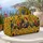 Colorful Roosters and Sunflowers for Cheerful Farmhouse Weekend Getaways Quilted Weekend Bag - 5