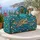 Sea Turtle Seashell Coastal Art for Summer Beach Getaways and Ocean Lovers Quilted Weekend Bag - 5