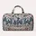 Blue Reindeer Snowflakes for Cozy Winter Getaways and Festive Holiday Travel Adventures Quilted Weekend Bag - 6