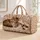 Sleepy Cat Family for Cozy Weekend Getaways and Relaxing Travel for Cat Lovers Quilted Weekend Bag - 1