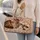 Sleepy Cat Family for Cozy Weekend Getaways and Relaxing Travel for Cat Lovers Quilted Weekend Bag - 2