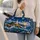 Lighthouse and Coastal Waves for Seaside Getaways and Summer Beach Travel Enthusiasts Quilted Weekend Bag - 2
