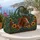 Chestnut Horse and Sunflower Meadow for Equestrian Travel and Relaxed Weekend Getaways Quilted Weekend Bag - 5