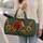 Chestnut Horse and Sunflower Meadow for Equestrian Travel and Relaxed Weekend Getaways Quilted Weekend Bag - 2