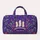Violet And Mint Abstract Motif For Colorful Weekend Getaways And Everyday Travel Quilted Weekend Bag - 6