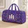 Violet And Mint Abstract Motif For Colorful Weekend Getaways And Everyday Travel Quilted Weekend Bag - 1