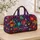 Colorful Holiday Gift Bags and Headphones for Festive Winter Getaways and Shopping Quilted Weekend Bag - 4