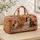 Autumn Dog Portraits with Golden Leaves for Cozy Woodland Getaways and Dog Lovers Quilted Weekend Bag - 4