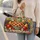 Orchard Fruit and Lattice Pie for Autumn Picnic Days and Weekend Getaways Quilted Weekend Bag - 2