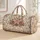Dusty Rose Floral Heart Keepsake for Sister Birthday and Family Travel Gifts Quilted Weekend Bag - 1
