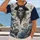 Pirate Skull And Crossbones With Tall Ships For Coastal Adventure And Nautical Fans All-over Print Unisex T-shirt - 2