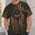 Weathered Cross and American Flag for Faithful Everyday Americana Style All-over Print Unisex T-shirt - 5
