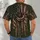 Weathered Cross and American Flag for Faithful Everyday Americana Style All-over Print Unisex T-shirt - 6