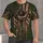 Weathered Cross and American Flag for Faithful Everyday Americana Style All-over Print Unisex T-shirt - 4